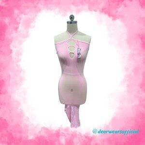 Neyysa U.kr Sheer Pink Dress